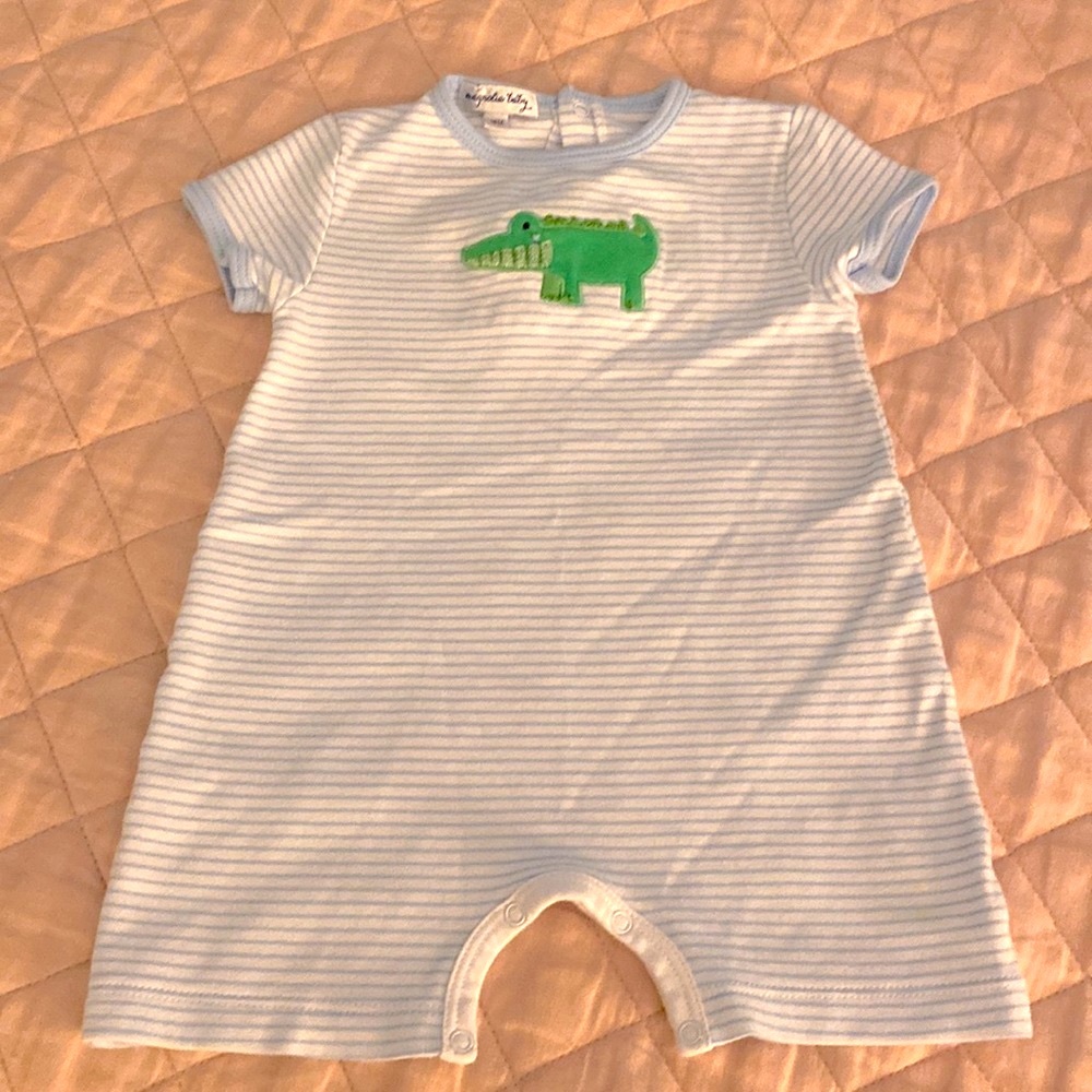 Magnolia Baby Alligator Onesie 18 month